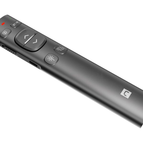 Natec Wireless Laser Point Presenter | Warbler 2 | Gray | Interfaca: 2.4 GHz, Bluetooth compatibility; Range: 10m; Laser color: Red; Battery capacity: 300 mAh