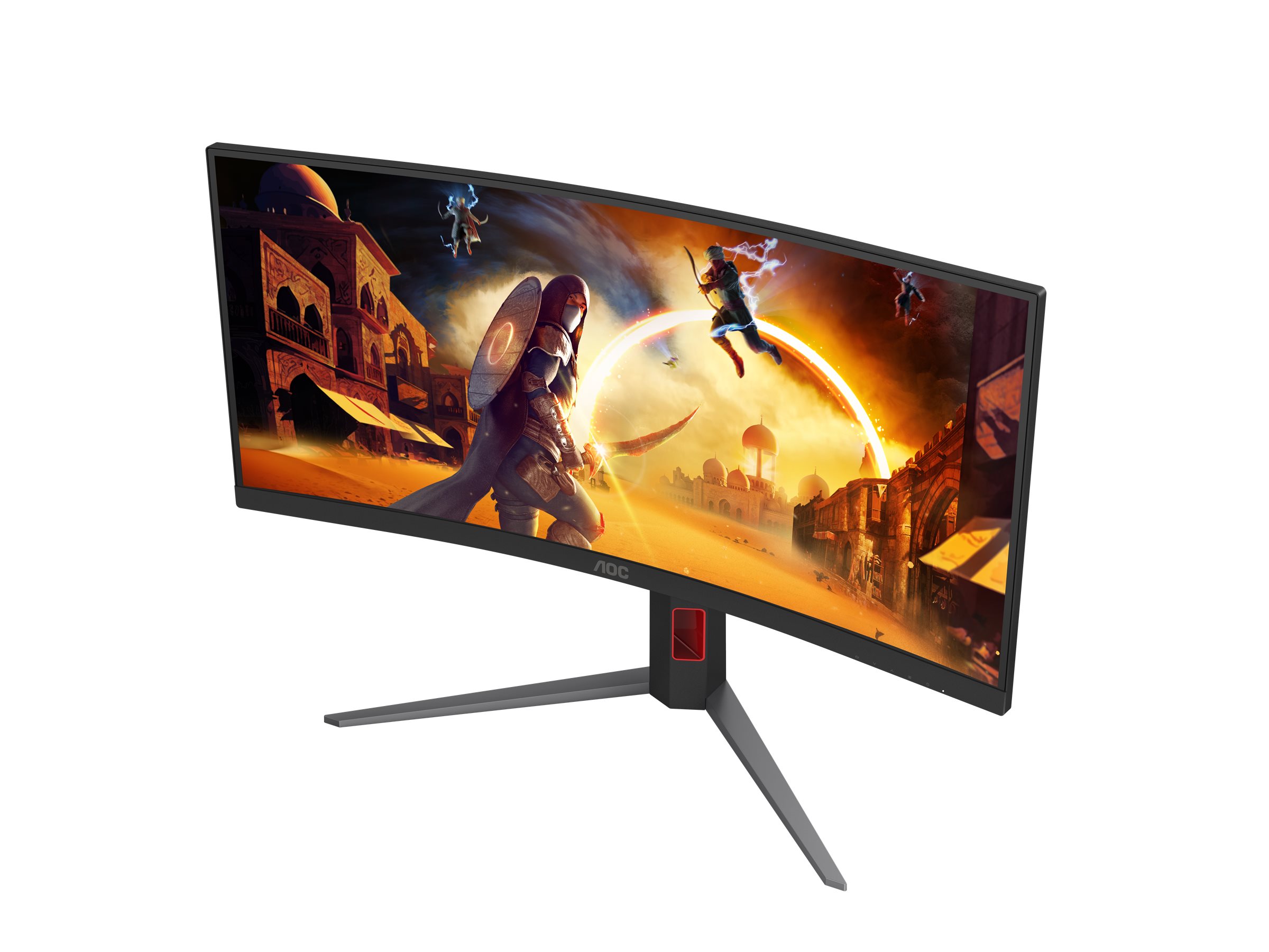 AOC | CU34G4Z | 34 " | Fast VA | WQHD | 21:9 | 240 Hz | 1 ms | 3440 x 1440 pixels | 450 cd/m² | HDMI ports quantity 2 | Black - Image 8
