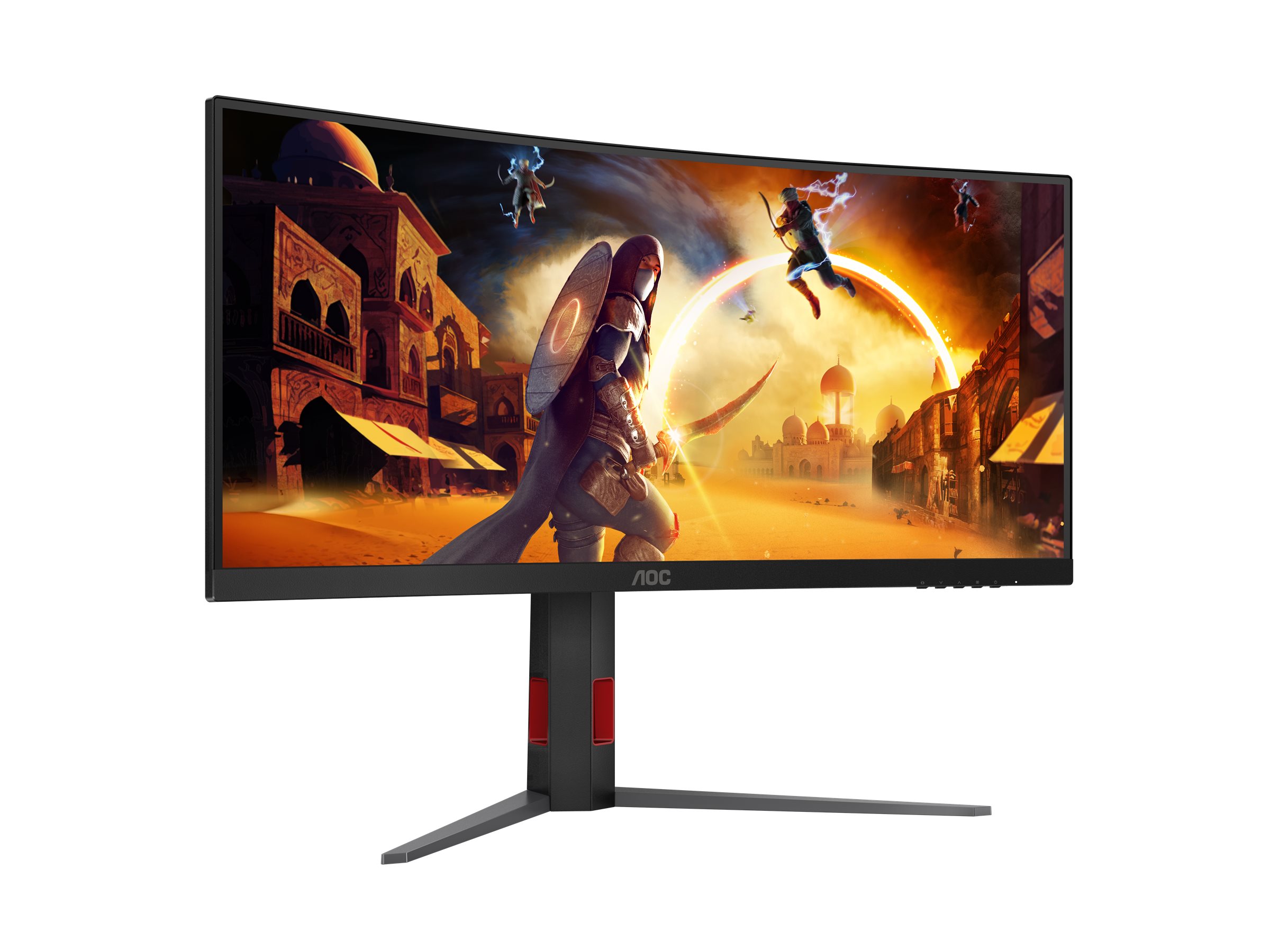 AOC | CU34G4Z | 34 " | Fast VA | WQHD | 21:9 | 240 Hz | 1 ms | 3440 x 1440 pixels | 450 cd/m² | HDMI ports quantity 2 | Black - Image 9