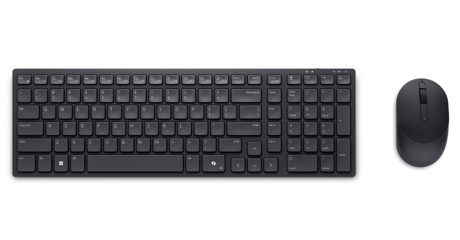 Dell | KM555 | Keyboard and Mouse Set | Wireless | Lithuanian | Black | Bluetooth