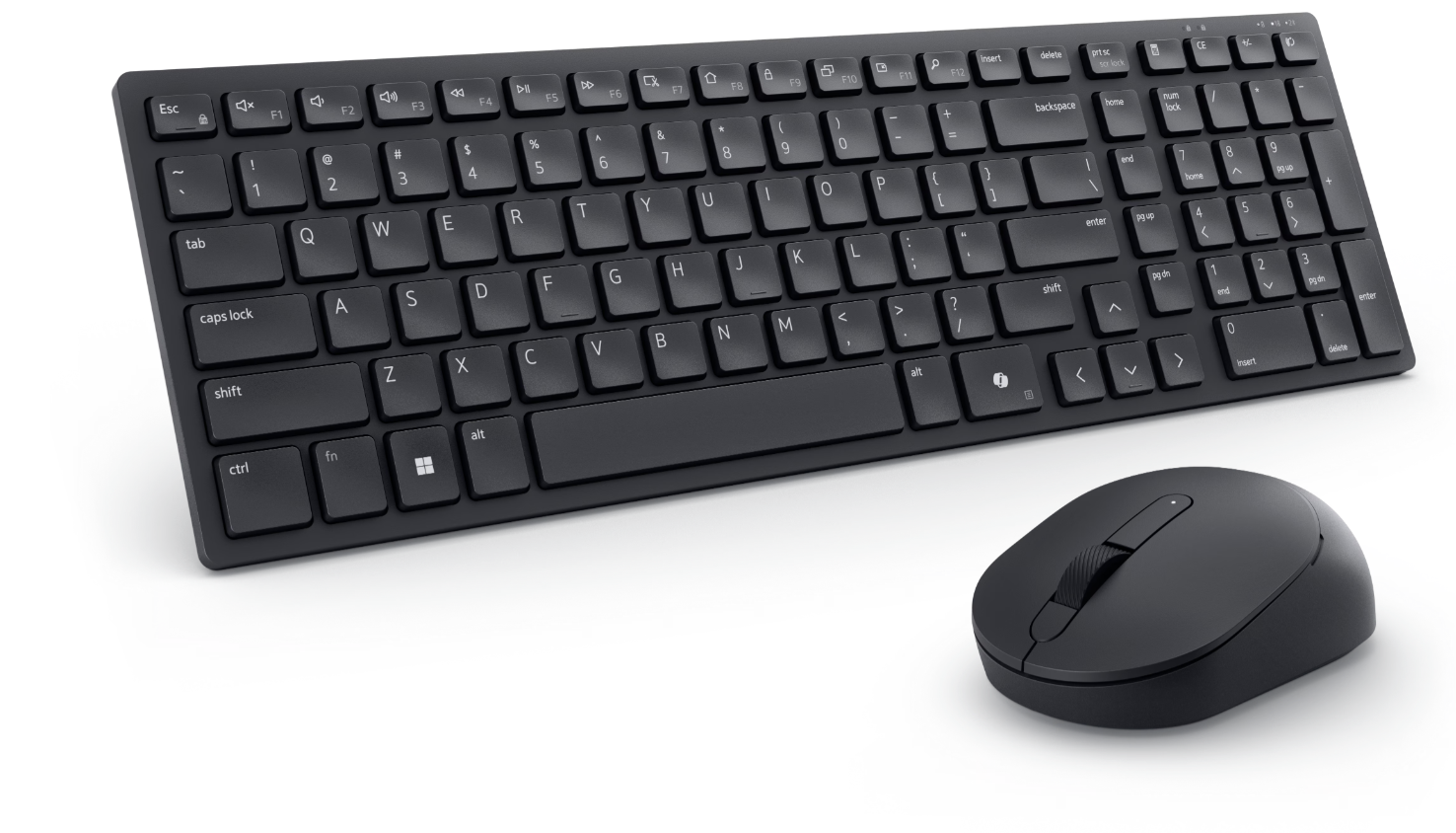Dell | KM555 | Keyboard and Mouse Set | Wireless | Lithuanian | Black | Bluetooth - Image 2