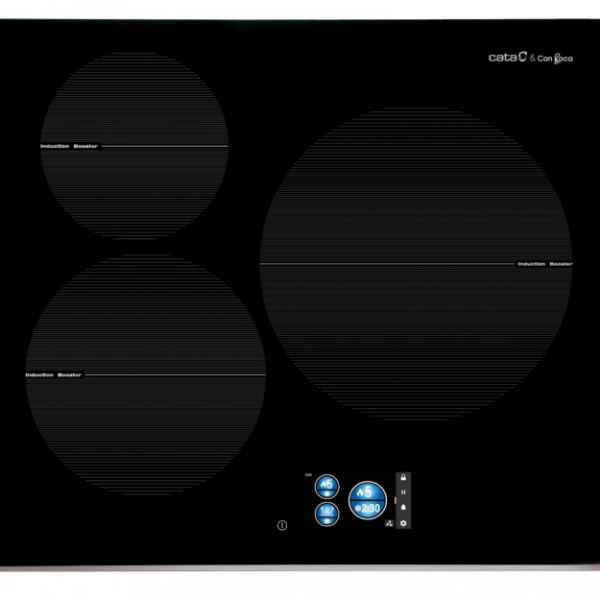 CATA | Hob | IDB 6003 PRO BK | Induction | Number of burners/cooking zones 3 | Touch | Timer | Black | Display