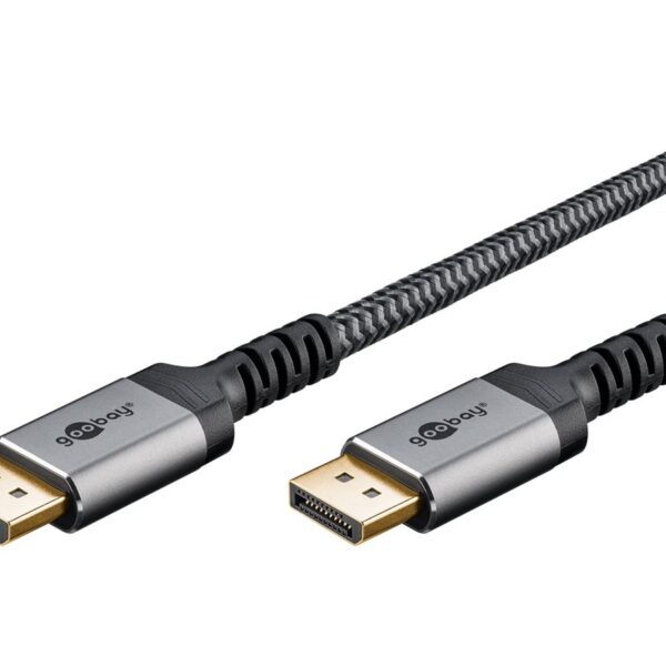 Goobay DisplayPort Cable 2.0/2.1, 54 Gbit/s | 75680 | DisplayPort to  DisplayPort