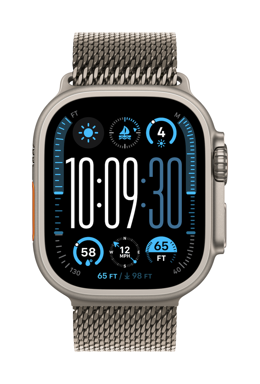 Apple Smart watch | GPS (satellite) | Always-On Retina display | 49mm | Waterproof - Image 2