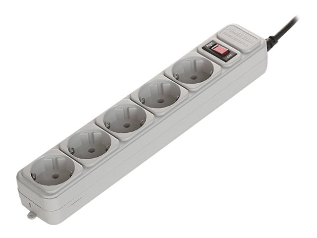 Gembird SPG3-B-6C surge protector, 5 sockets, 6ft - Image 2