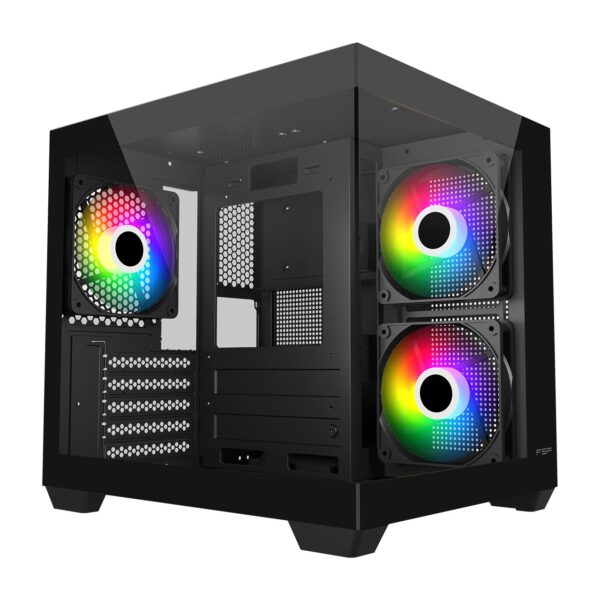 FSP Case | S140-BA | Black | Mini-ITX, uATX(M-ATX) | Power supply included No