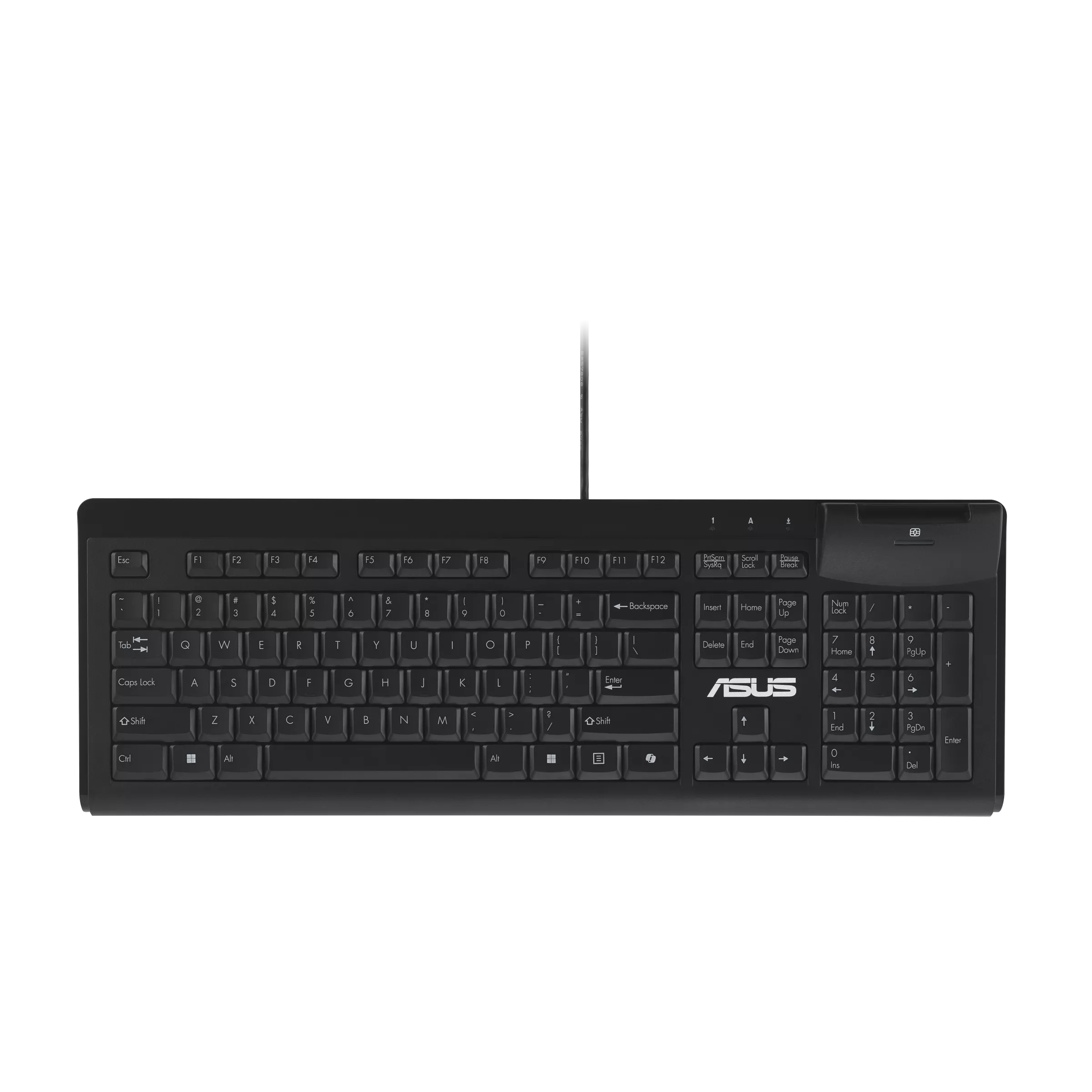 Asus KU100 | Smart Card Keyboard | Wired | US | Black