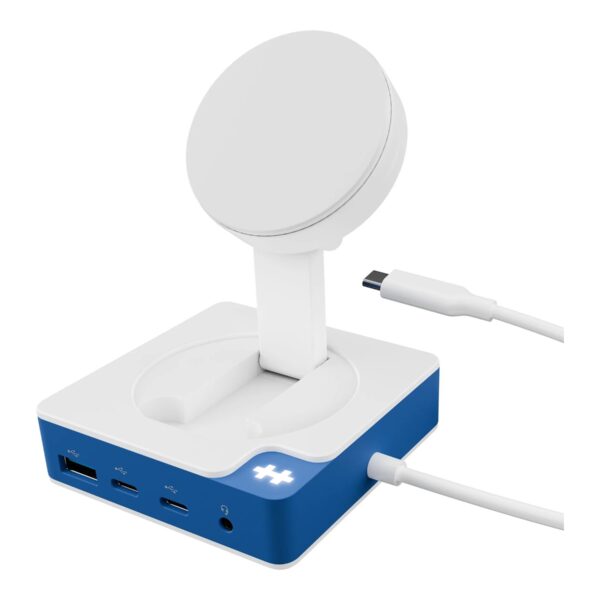 Hyper HyperDrive Flex MagCharge USB-C Hub, White/Blue | HD8100BUGL | HDMI ports quantity 1