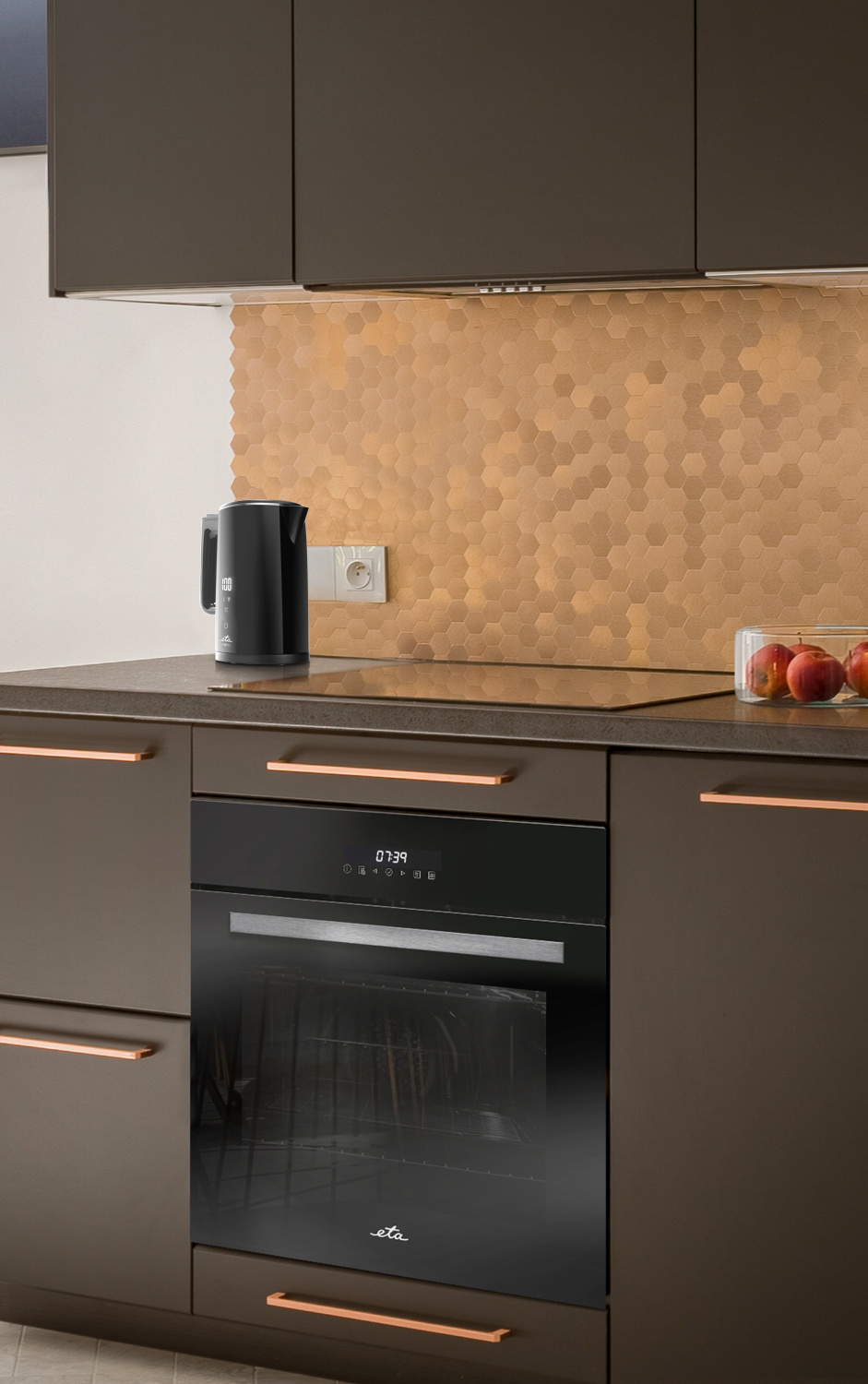 ETA Oven | ETA378590000 | 70 L | Electric | Pyrolysis | Touch | Height 59.5 cm | Width 59.5 cm | Black - Image 4