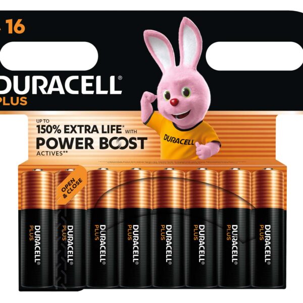 Duracell Plus Boost MN 1500 BL16 | AA