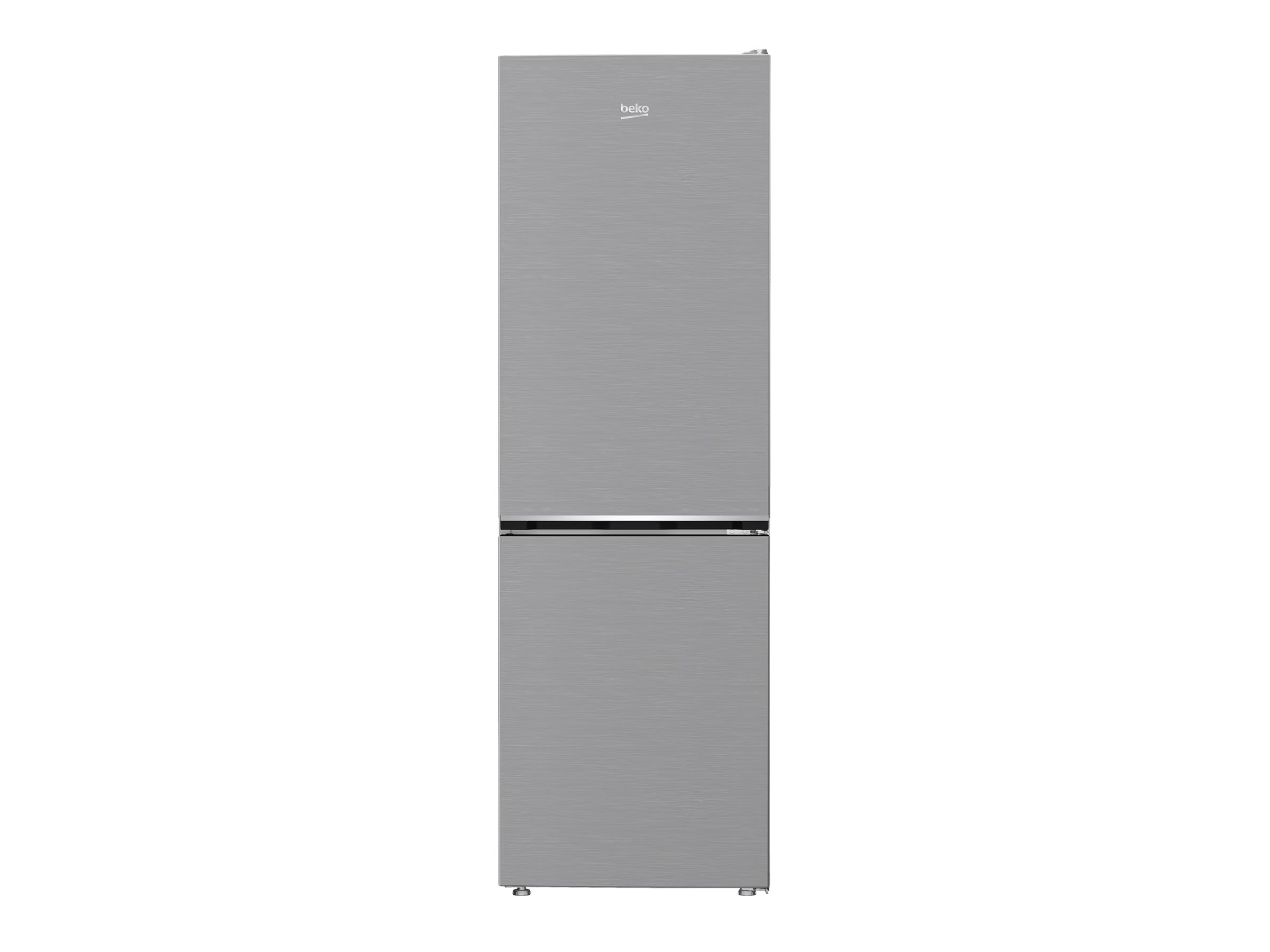 BEKO Refrigerator | B1RCNA364XB | Energy efficiency class E | Free standing | Combi | Height 186.5 cm | No Frost system | Fridge net capacity 210 L | Freezer net capacity 106 L | 37 dB | Grey - Image 2