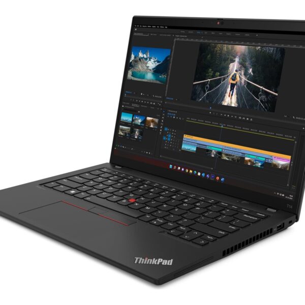 Lenovo ThinkPad T14 G6 Intel | Black | 14 " | IPS | WUXGA | 1920 x 1200 pixels | Anti-glare | Intel Core Ultra 7 | 258V | 32 GB | Soldered LPDDR5x | Solid-state drive capacity 1000 GB | Intel Arc Graphics 140V | Windows 11 Pro | 802.11be | Bluetooth version 5.4 | LTE Upgradable | Keyboard language Nordic | Keyboard backlit | Warranty 36 month(s) | Battery warranty 12 month(s)