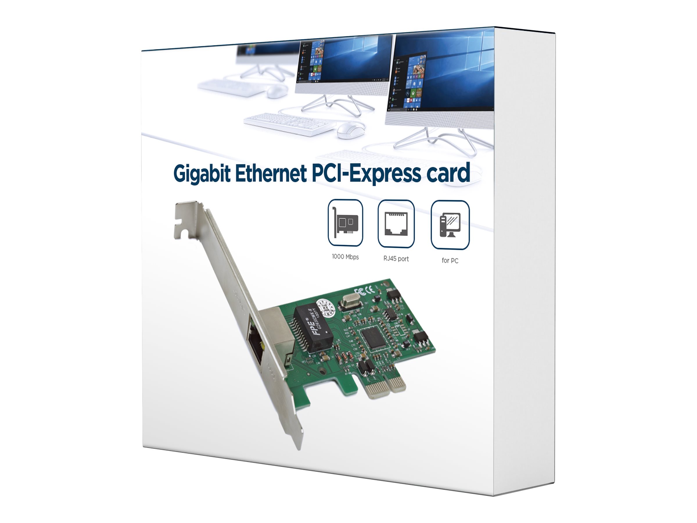 Gembird Gigabit Ethernet PCI-Express card, Realtek chipset | NIC-GX1 - Image 3