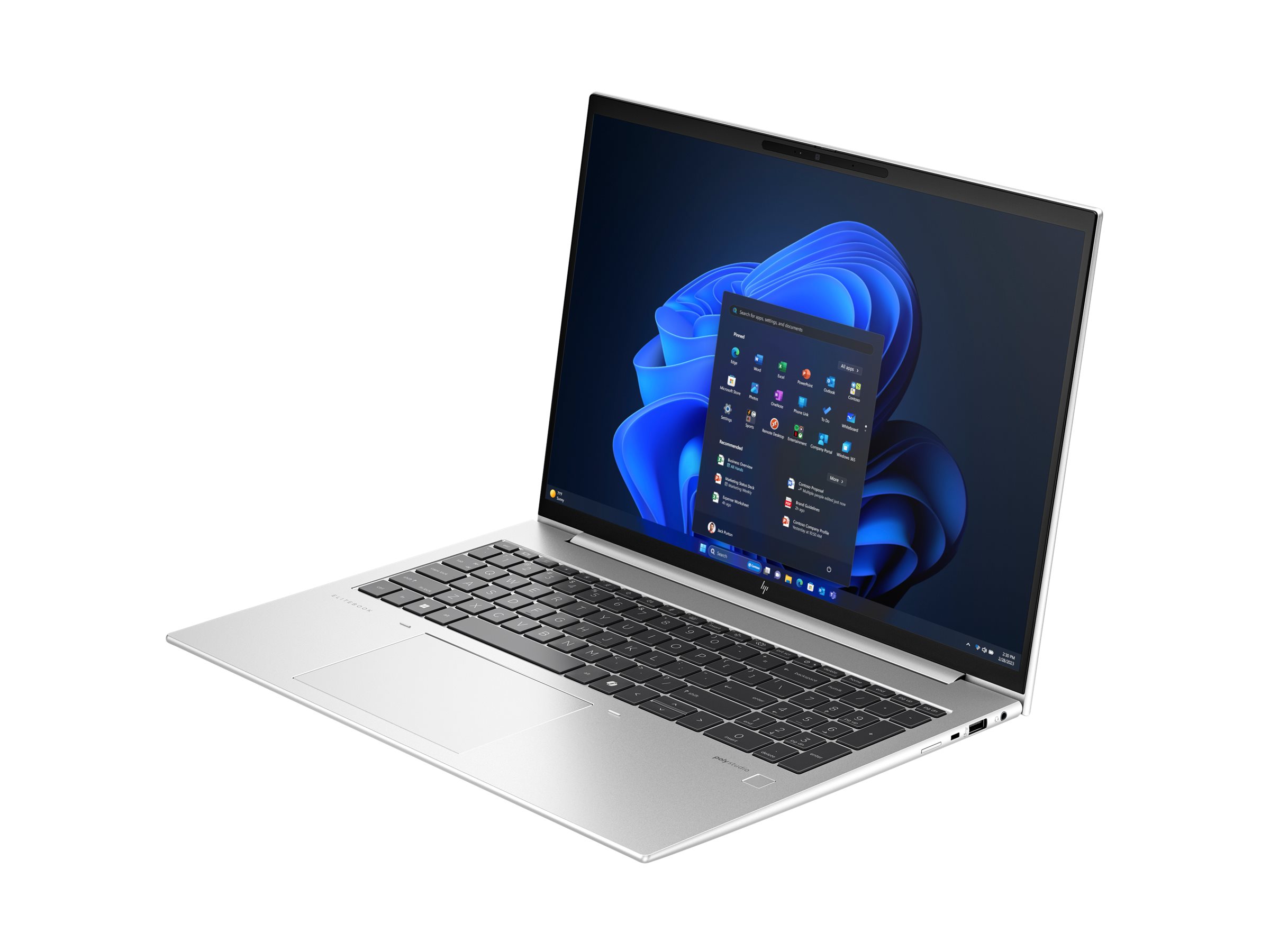 HP | EliteBook 865 G11 | 16 " | WUXGA | 1920 x 1200 | AMD Ryzen 5 | 8540U | 16 GB | DDR5 | Solid-state drive capacity 512 GB | AMD Radeon 740M Graphics | Windows 11 Pro | Keyboard language US | Keyboard backlit - Image 7