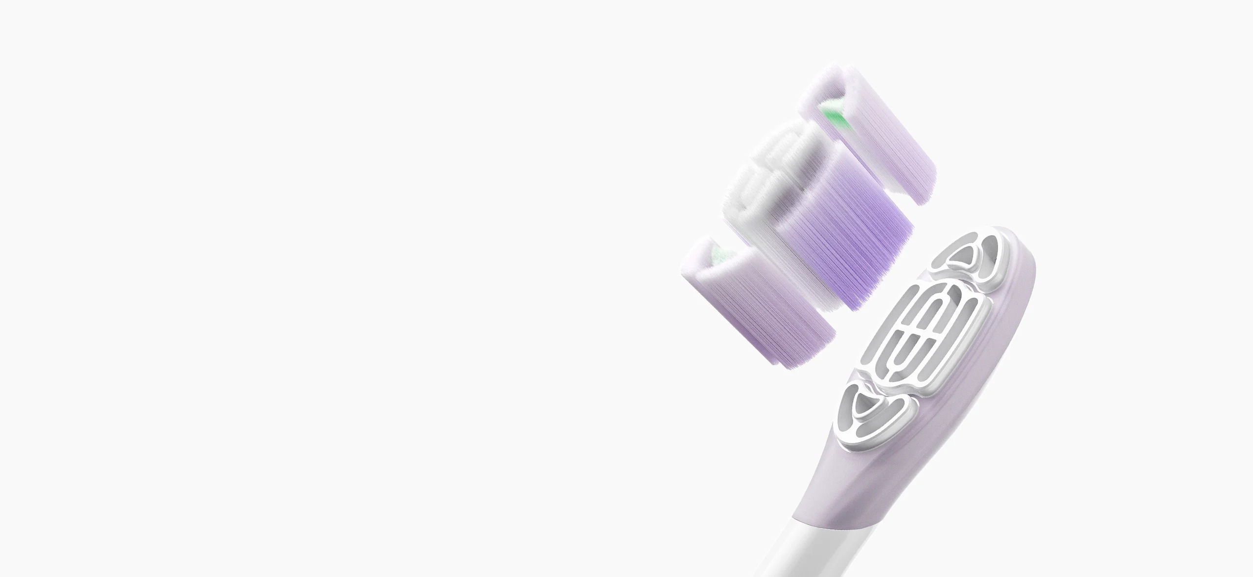 Xiaomi | Oscillation Electric Toothbrush Replacement Heads (Soft), 3 pcs - Image 5
