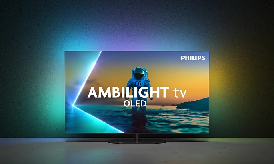 Philips OLED 4K Ambilight TV | 48OLED820/12 | 48 | Smart TV | Google TV | Grey - Image 5