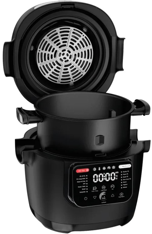 TEFAL Air Fryer and Multicooker | MY741CF0 Actifry | Power 1334 W | Capacity 6 L | Black/Silver - Image 2