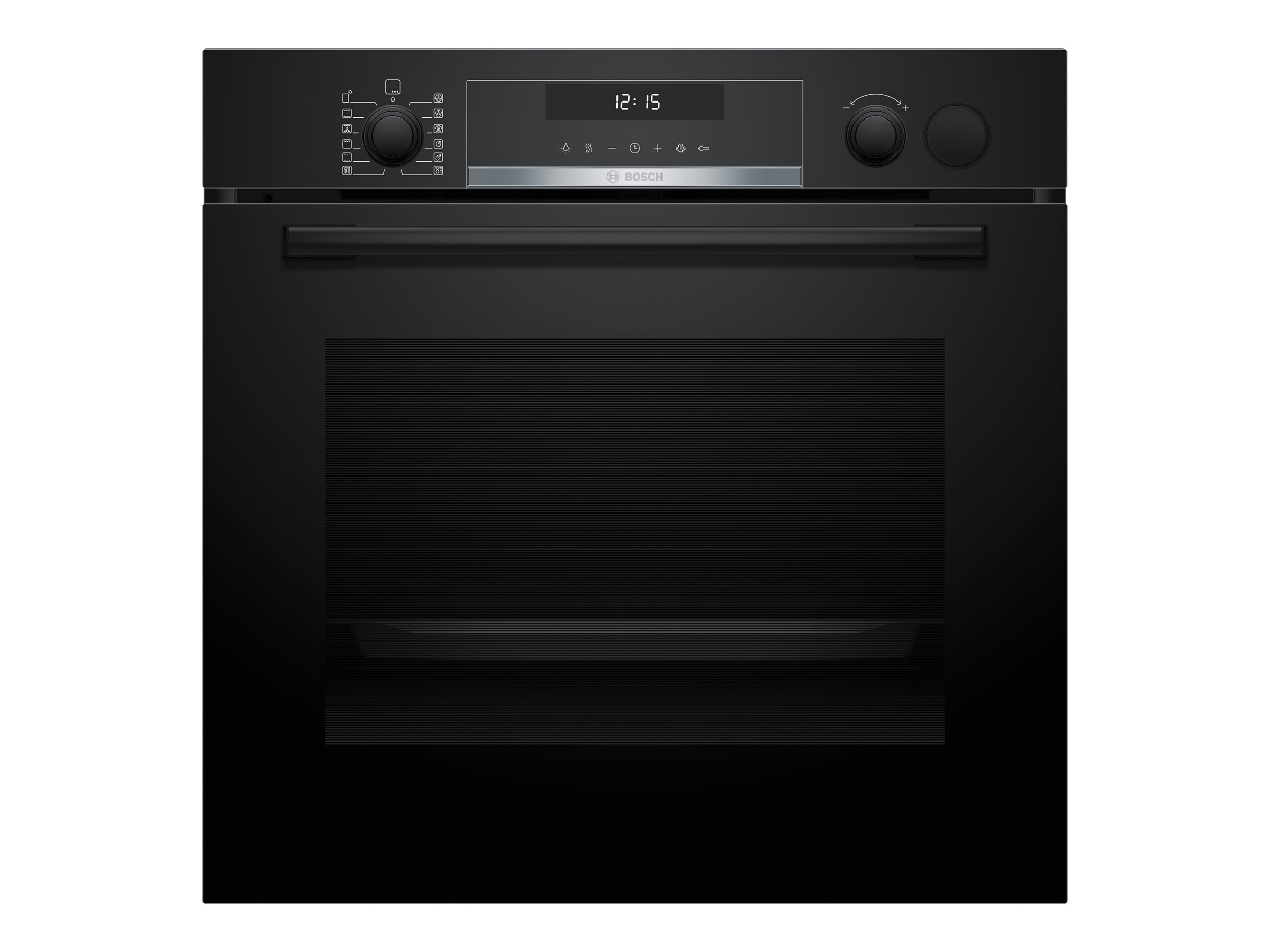 Bosch Oven | HRG578BB7 | 71 L | Electric | Pyrolysis | Knobs | Steam function | Height 59.5 cm | Width 59.4 cm | Black