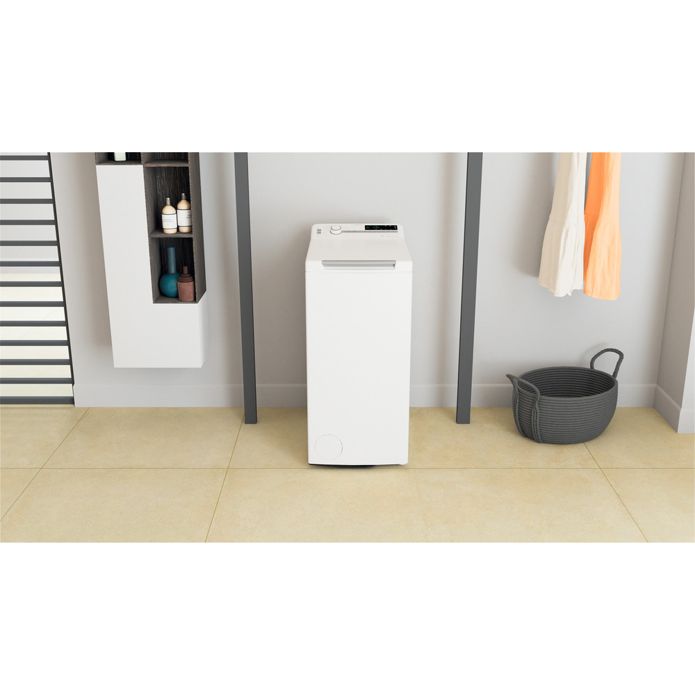 Whirlpool Washing Machine | TDLR 7231BS EU | Energy efficiency class D | Top loading | Washing capacity 7 kg | 1200 RPM | Depth 60 cm | Width 40 cm | Display | LED | White - Image 5