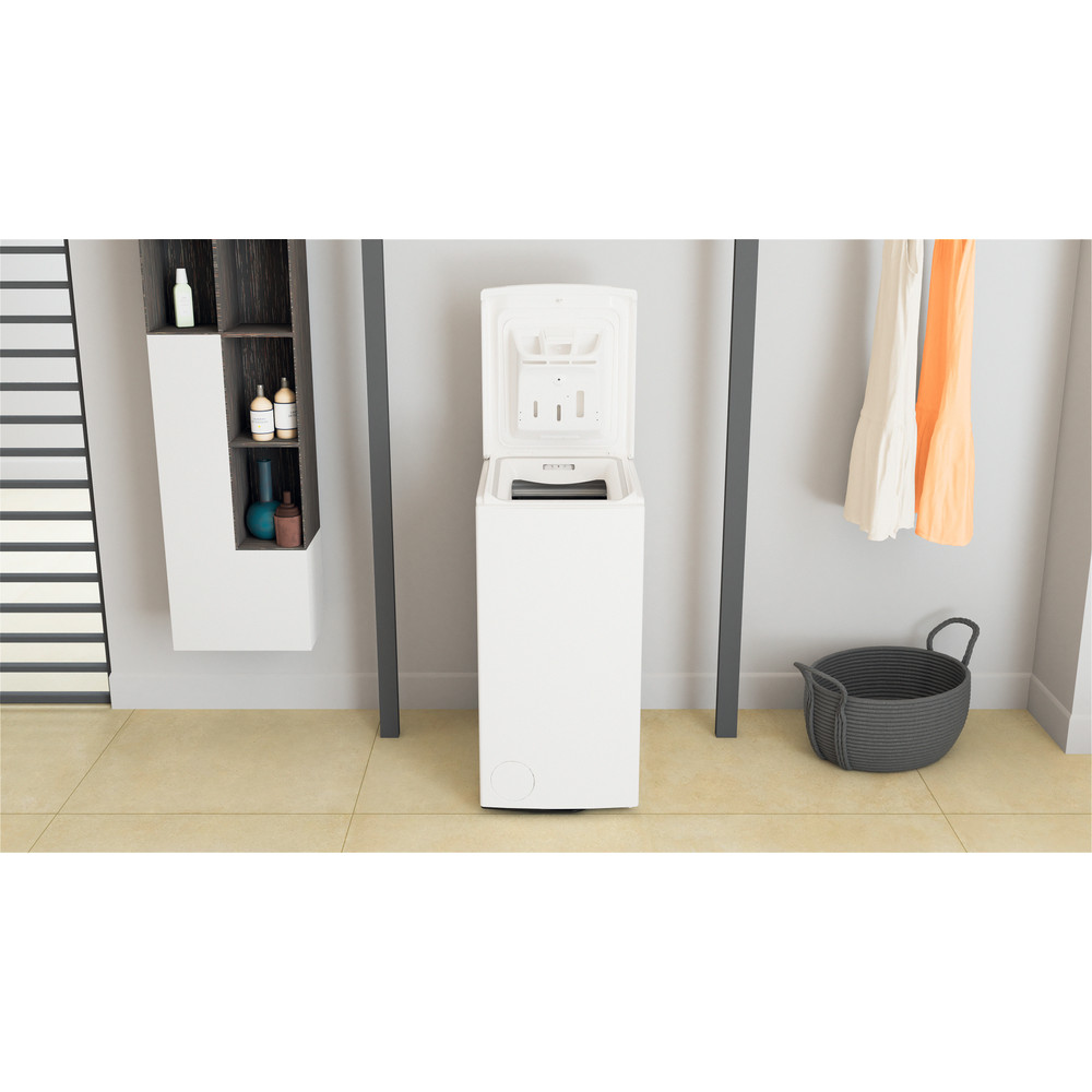 Whirlpool Washing Machine | TDLR 7231BS EU | Energy efficiency class D | Top loading | Washing capacity 7 kg | 1200 RPM | Depth 60 cm | Width 40 cm | Display | LED | White - Image 6