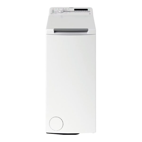 Whirlpool Washing Machine | TDLR 65230SS EU/N | Energy efficiency class D | Top loading | Washing capacity 6.5 kg | 1200 RPM | Depth 60 cm | Width 40 cm | Display | LED | White