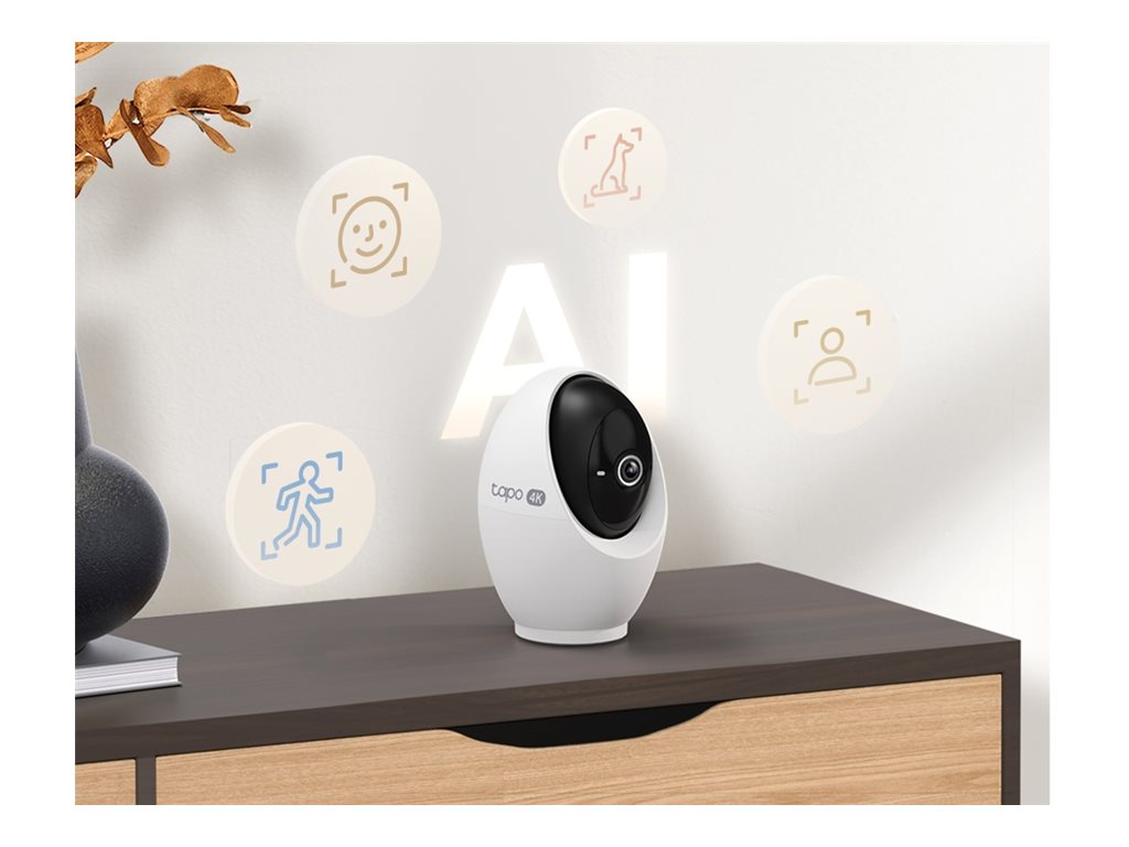 TP-LINK Pan/Tilt AI Home Security Wi-Fi Camera | Tapo C260 | Dome | 8 MP | 4.3mm/F1.6 | H.264 | Micro SD, Max. 512 GB - Image 5