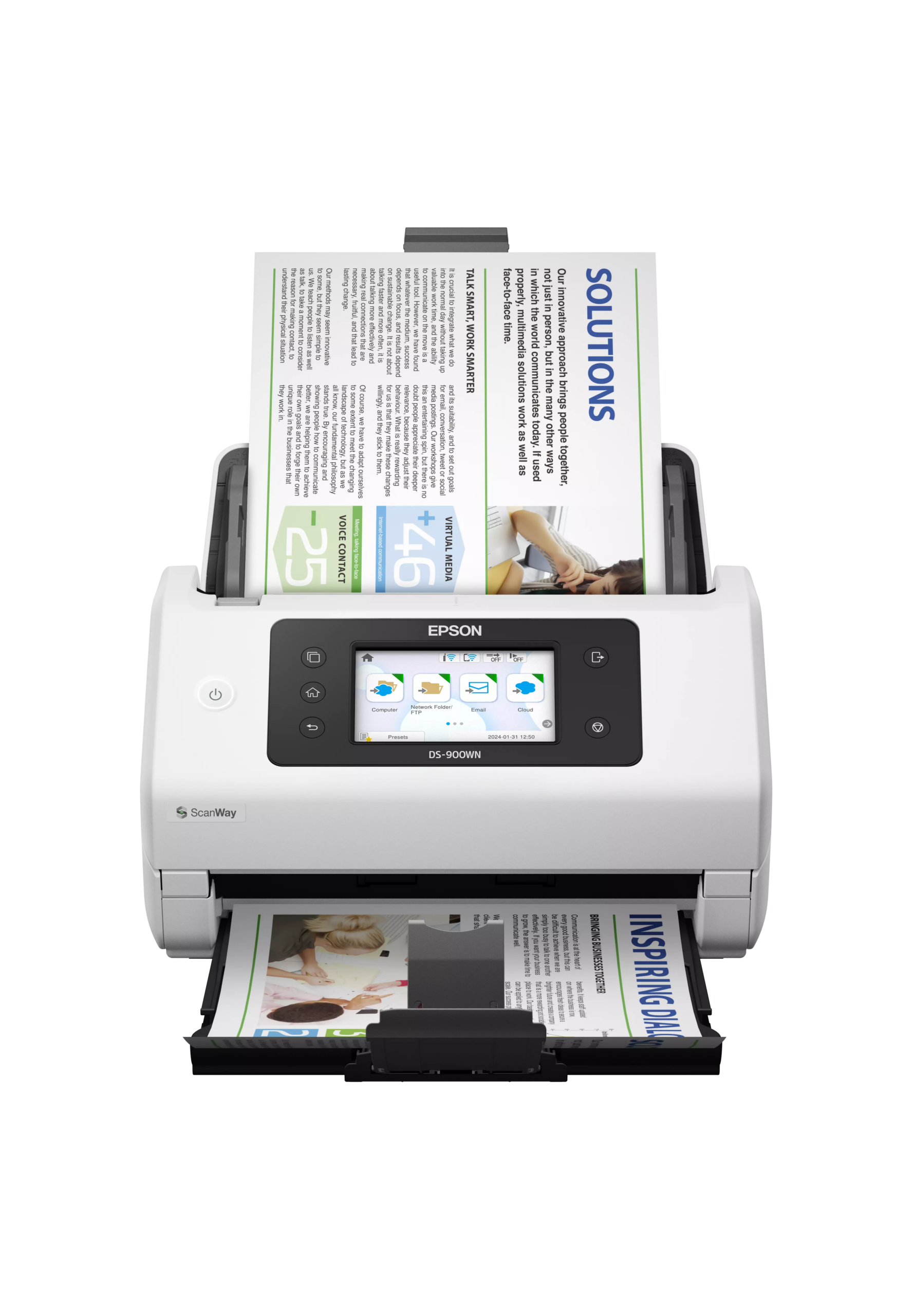 Epson Network Business Scanner | WorkForce DS-900WN | Colour | Wireless - Image 3