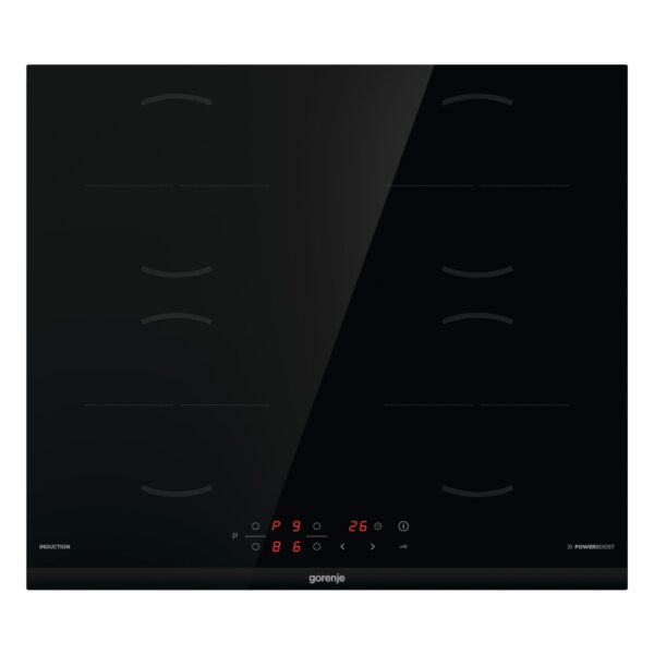 Gorenje Hob | GI6401BCE | Induction | Number of burners/cooking zones 4 | Touch control | Timer | Black