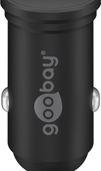 Goobay Dual-USB Car Fast Charger USB-C PD (Power Delivery), 45 W | 61739