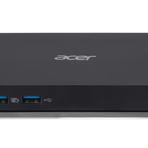 Acer USB TYPE-C Docking Station II - EU Power Cord, Black | Ethernet LAN (RJ-45) ports 1 | USB 3.0 (3.1 Gen 1) ports quantity 2