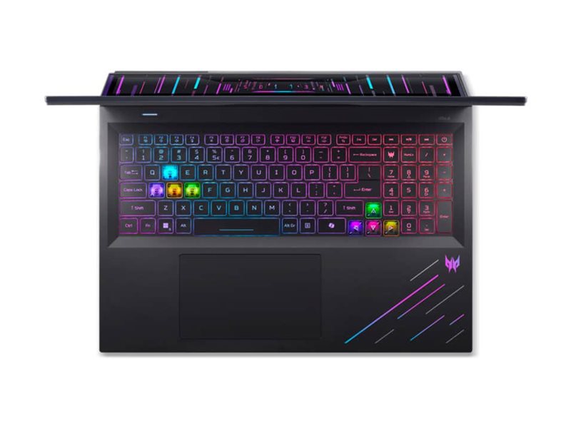 Acer | Predator Helios 18 AI PH18-73-97UF | Abyssal Black | 18 " | Mini LED | WQUXGA | 3840 x 2400 pixels | 120 Hz | Intel Core U9 | 275HX | 64 GB | DDR5 | Solid-state drive capacity 1000 GB | NVIDIA GeForce RTX 5090 | GDDR7 | 24 GB | Windows 11 Home | Bluetooth version 5.4 | Keyboard language US international | Keyboard backlit | Warranty 24 month(s) - Image 9