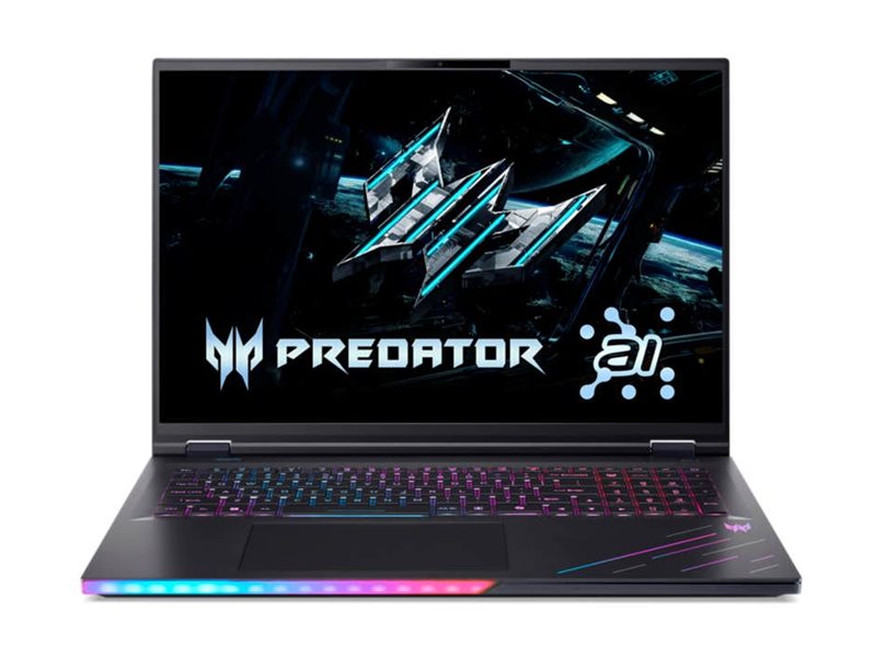 Acer | Predator Helios 18 AI PH18-73-97WE | Abyssal Black | 18 " | IPS | WQUXGA | 3840 x 2400 pixels | Intel Core U9 | 275HX | 128 GB | DDR5 | Solid-state drive capacity 2000 GB | NVIDIA GeForce RTX 5090 | GDDR7 | 24 GB | Windows 11 Pro | Bluetooth version 5.4 | Keyboard language US international | Keyboard backlit | Warranty 24 month(s) - Image 4