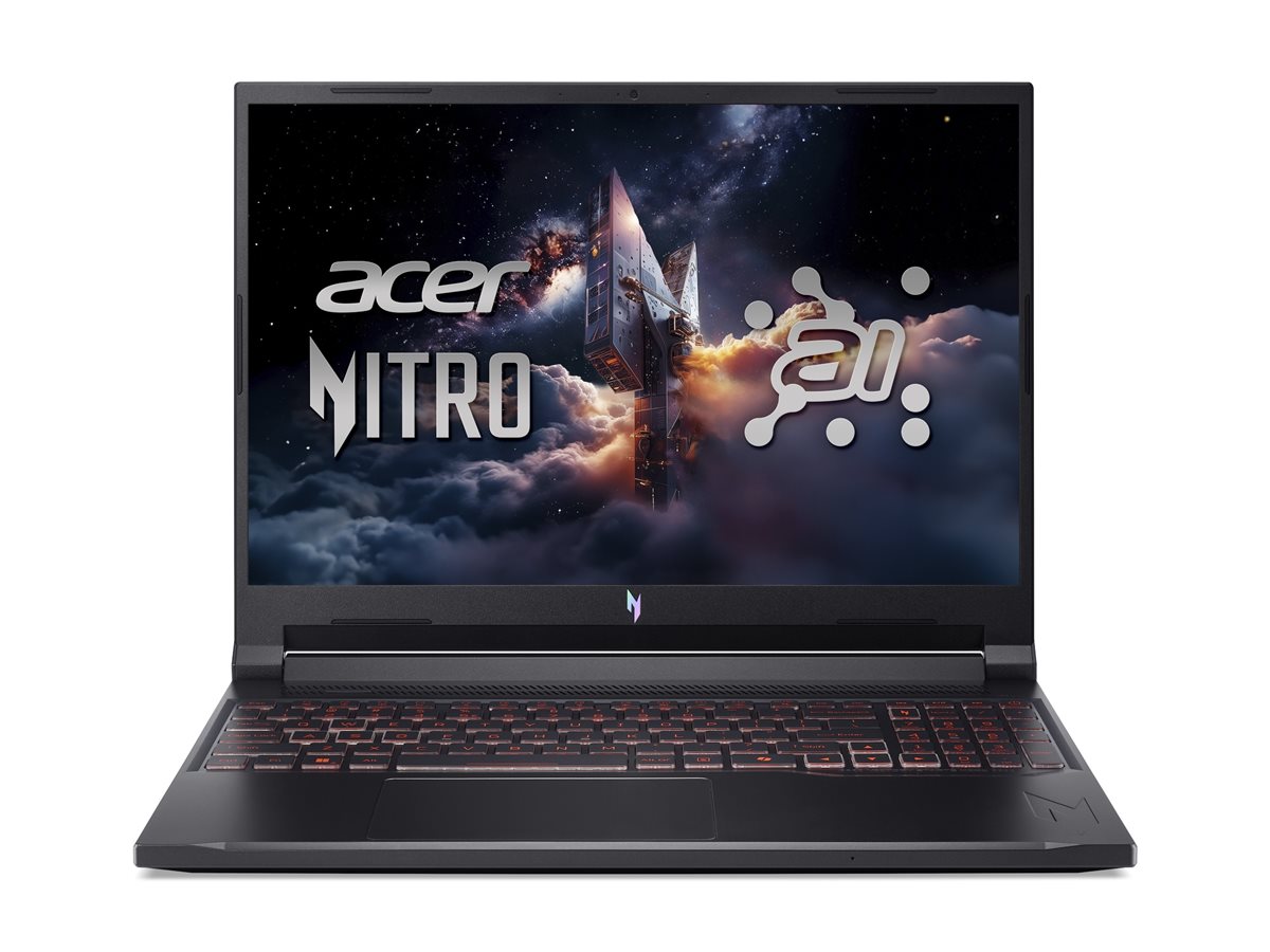 Acer | Nitro V 16 AI ANV16-42-R1PE | Shale Black | 16 " | IPS | WUXGA | 1920 x 1200 pixels | AMD Ryzen 5 | 240 | 16 GB | DDR5 | Solid-state drive capacity 512 GB | NVIDIA GeForce RTX 5050 | GDDR7 | 8 GB | Windows 11 Home | 802.11ax | Bluetooth version 5.3 | Keyboard language US international | Keyboard backlit | Warranty 24 month(s) - Image 4