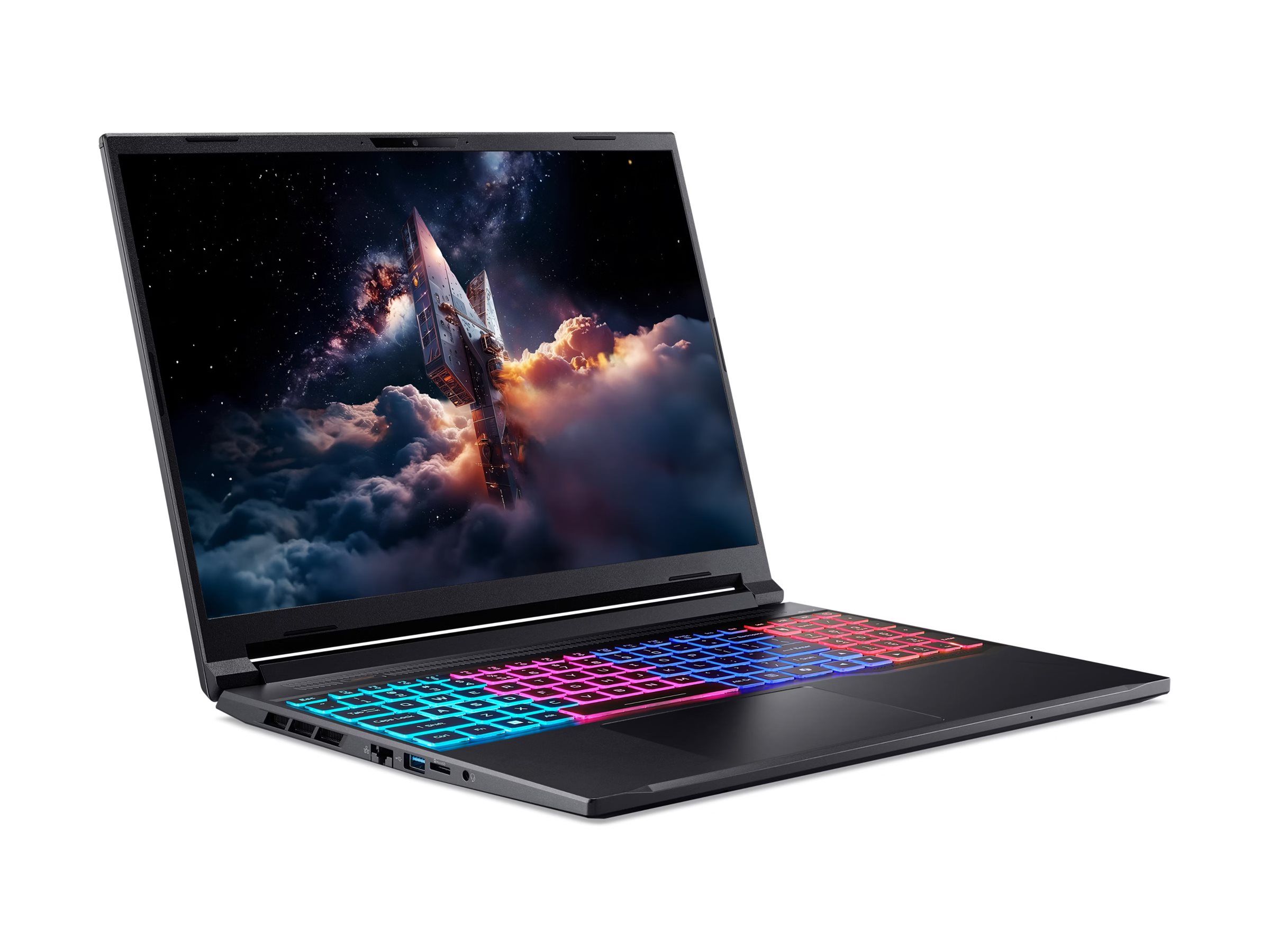 Acer | Nitro V 16S AI AN16S-61-R6Q1 | Obsidian Black | 16 " | IPS | WUXGA | AMD Ryzen AI 7 | 350 | 16 GB | DDR5 | Solid-state drive capacity 1000 GB | NVIDIA GeForce RTX 5060 | Windows 11 Home | 802.11ax | Bluetooth version 5.3 | Keyboard language US international | Keyboard backlit | Warranty 24 month(s) - Image 6