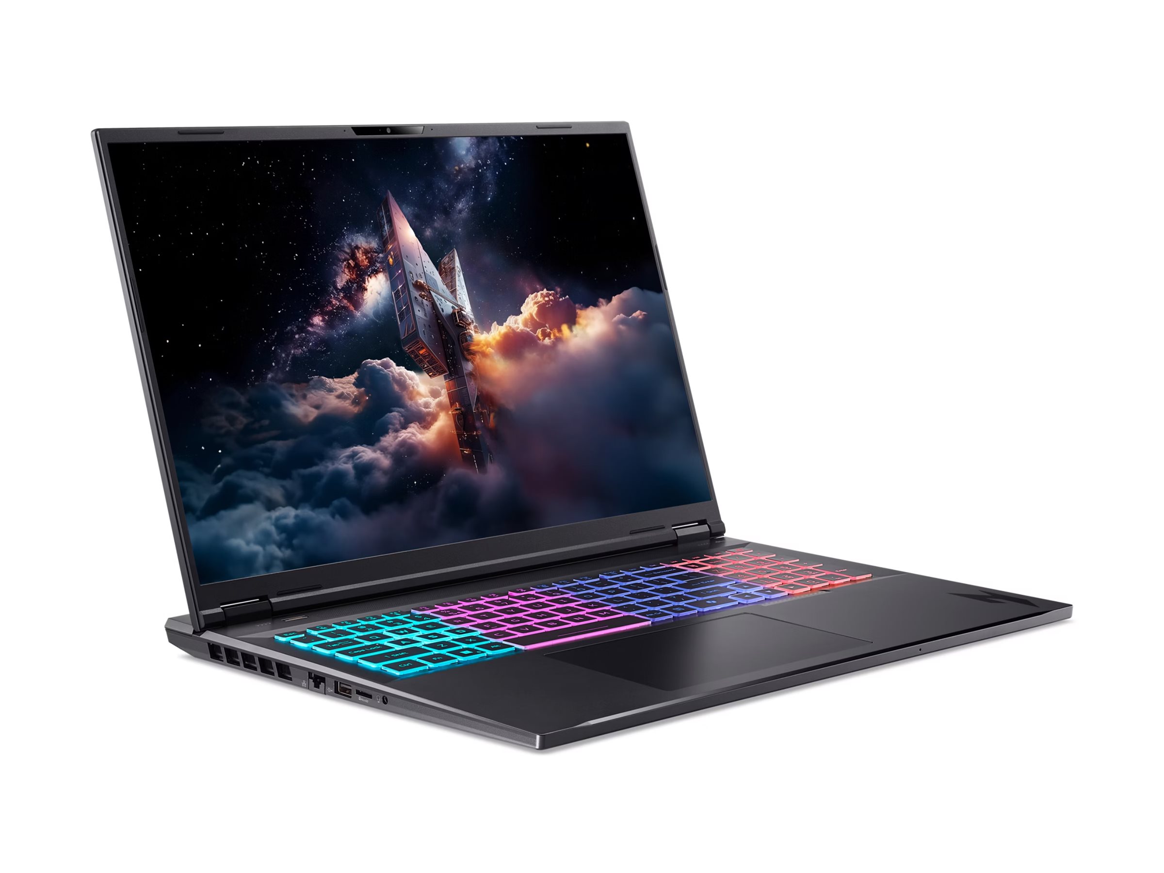 Acer | Nitro 18 AI AN18-61-R40J | Obsidian Black | 18 " | IPS | WQXGA | 2560 x 1600 pixels | AMD Ryzen AI 7 | 350 | 16 GB | DDR5 | Solid-state drive capacity 1000 GB | NVIDIA GeForce RTX 5070 | GDDR7 | 8 GB | Windows 11 Home | 802.11ax | Bluetooth version 5.3 | Keyboard language US international | Keyboard backlit | Warranty 24 month(s) - Image 6