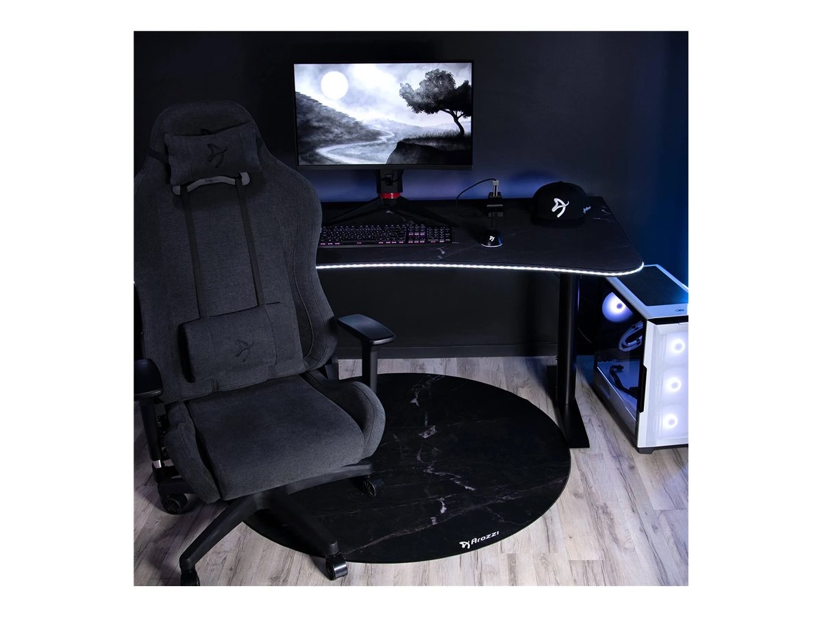 Arozzi Zona Round Floor Pad | Black Marble - Image 11