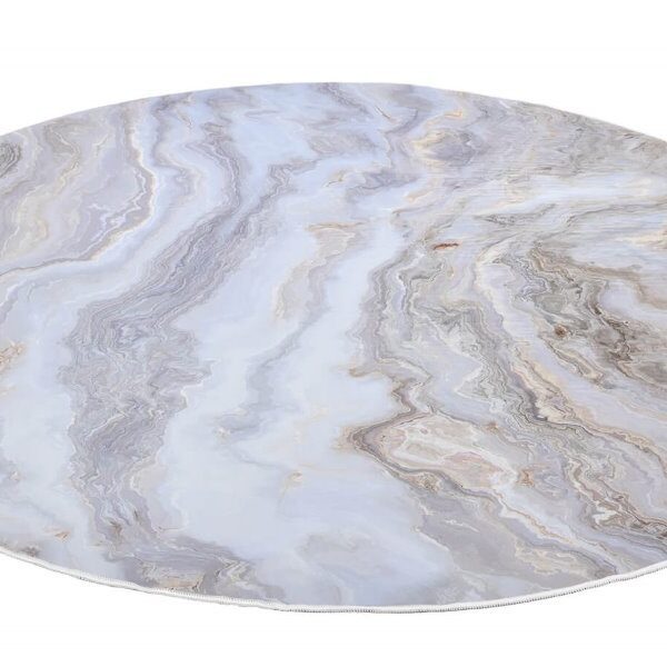 Arozzi Zona Round Floor Pad | White Marble