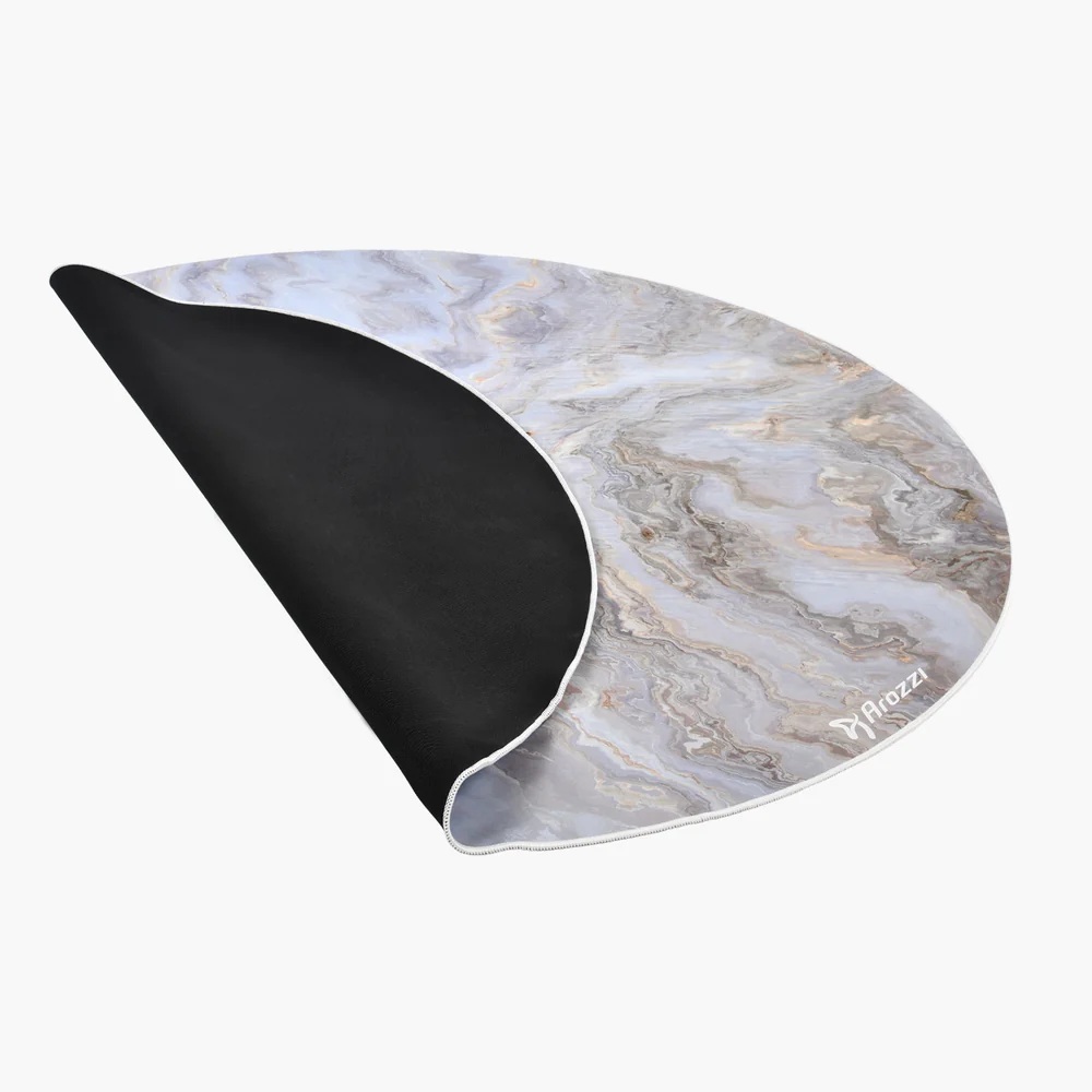 Arozzi Zona Round Floor Pad | White Marble - Image 8