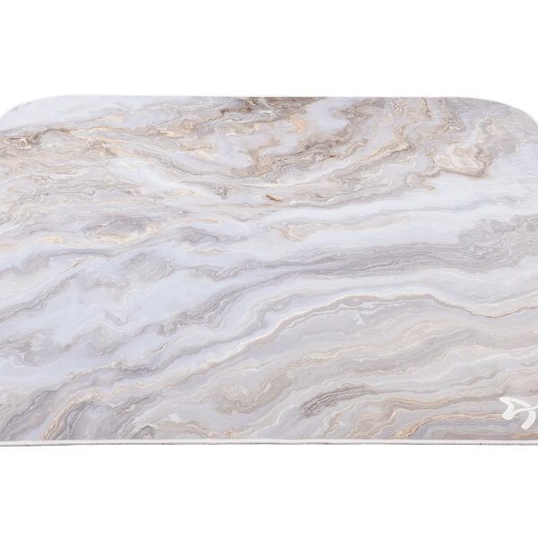 Arozzi Zona Square Floor Pad | White Marble