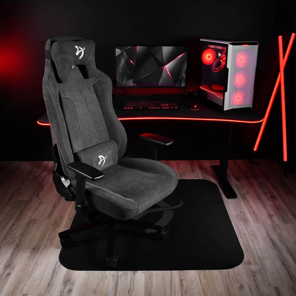 Arozzi Zona Square Floor Pad | Black/Grey - Image 10