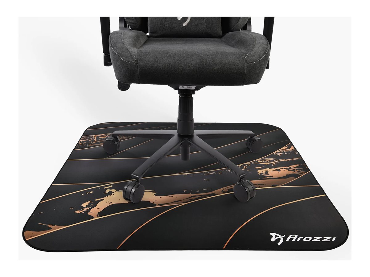 Arozzi Zona Square Floor Pad | Black/Gold - Image 9