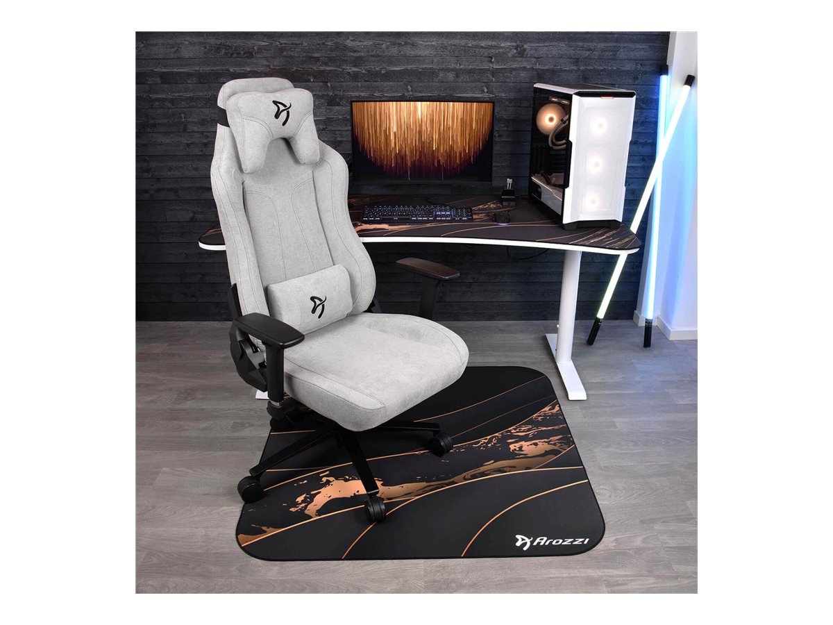 Arozzi Zona Square Floor Pad | Black/Gold - Image 11