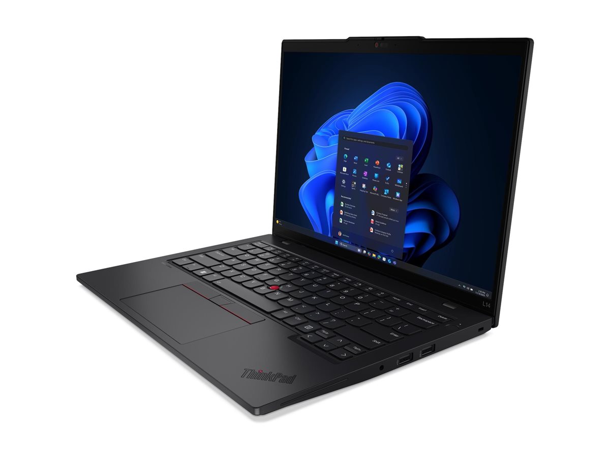 Lenovo ThinkPad L14 G6 AMD | Black | 14 " | IPS | WUXGA | 1920 x 1200 pixels | Anti-glare | AMD Ryzen 5 PRO | 215 | 16 GB | SO-DIMM DDR5 | Solid-state drive capacity 512 GB | AMD Radeon 740M Graphics | Windows 11 Pro | 802.11be | Bluetooth version 5.4 | LTE Upgradable | Keyboard language English | Keyboard backlit | Warranty 36 month(s) | Battery warranty 12 month(s) - Image 4