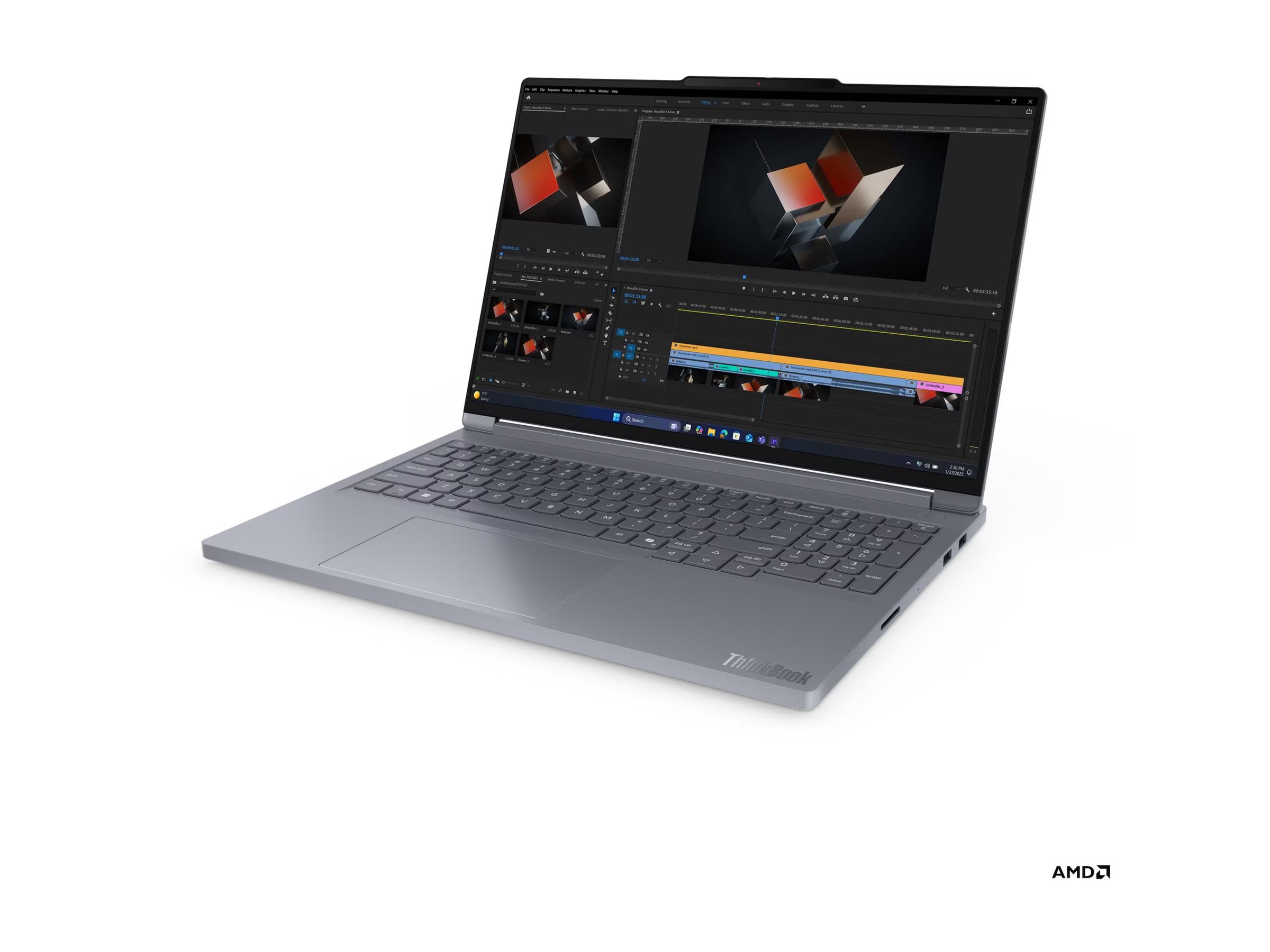 Lenovo ThinkBook 16p G6 ADR | Luna Grey | 16 " | IPS | WQXGA | 2560 x 1600 pixels | Anti-glare | AMD Ryzen 9 | 8940HX | 32 (2x16GB) GB | SO-DIMM DDR5 | Solid-state drive capacity 1000 GB | NVIDIA GeForce RTX 5060 | GDDR7 | 8 GB | Windows 11 Pro | 802.11be | Bluetooth version 5.4 | Keyboard language English | Keyboard backlit | Warranty 24 month(s) | Battery warranty 12 month(s) - Image 2