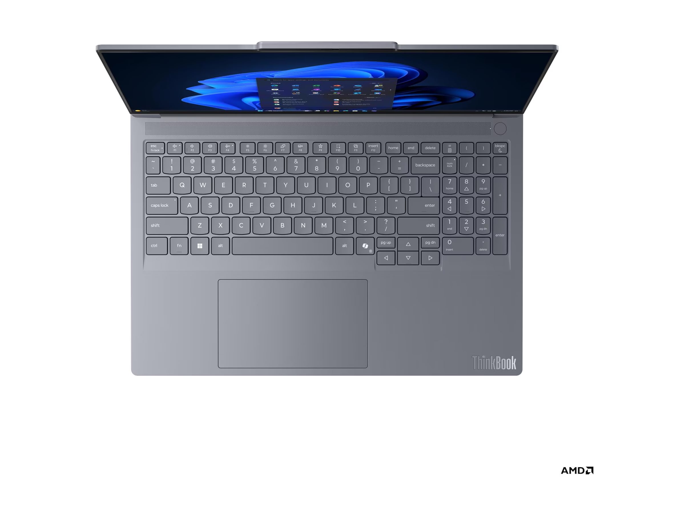 Lenovo ThinkBook 16p G6 ADR | Luna Grey | 16 " | IPS | WQXGA | 2560 x 1600 pixels | Anti-glare | AMD Ryzen 9 | 8940HX | 32 (2x16GB) GB | SO-DIMM DDR5 | Solid-state drive capacity 1000 GB | NVIDIA GeForce RTX 5060 | GDDR7 | 8 GB | Windows 11 Pro | 802.11be | Bluetooth version 5.4 | Keyboard language English | Keyboard backlit | Warranty 24 month(s) | Battery warranty 12 month(s) - Image 8