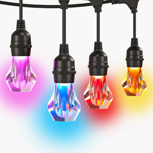 Nanoleaf Essentials Matter Smart Multicolour Outdoor String Lights Starter Kit 30m | 16M+