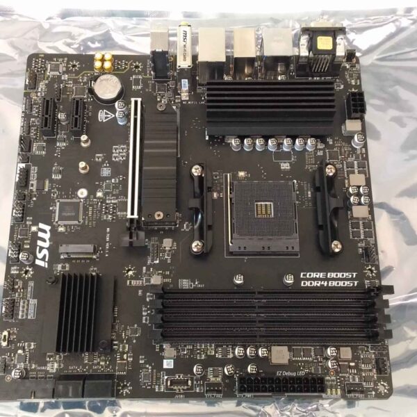 SALE OUT. MSI B550M PRO-VDH WIFI | Processor family AMD | Processor socket AM4 | DDR4 | Memory slots 4 | Chipset AMD B | Micro ATX | USED, REFURBISHED, WITHOUT ACCESSORIES, ONLY ANTENNAS AND BACKPANEL INCLUDED