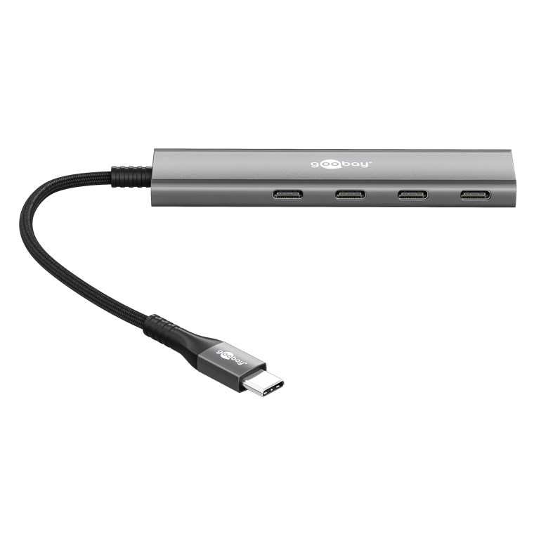 Goobay Slim 4-Port USB Hub, USB-C to USB-C, 5 Gbit/s - Image 4