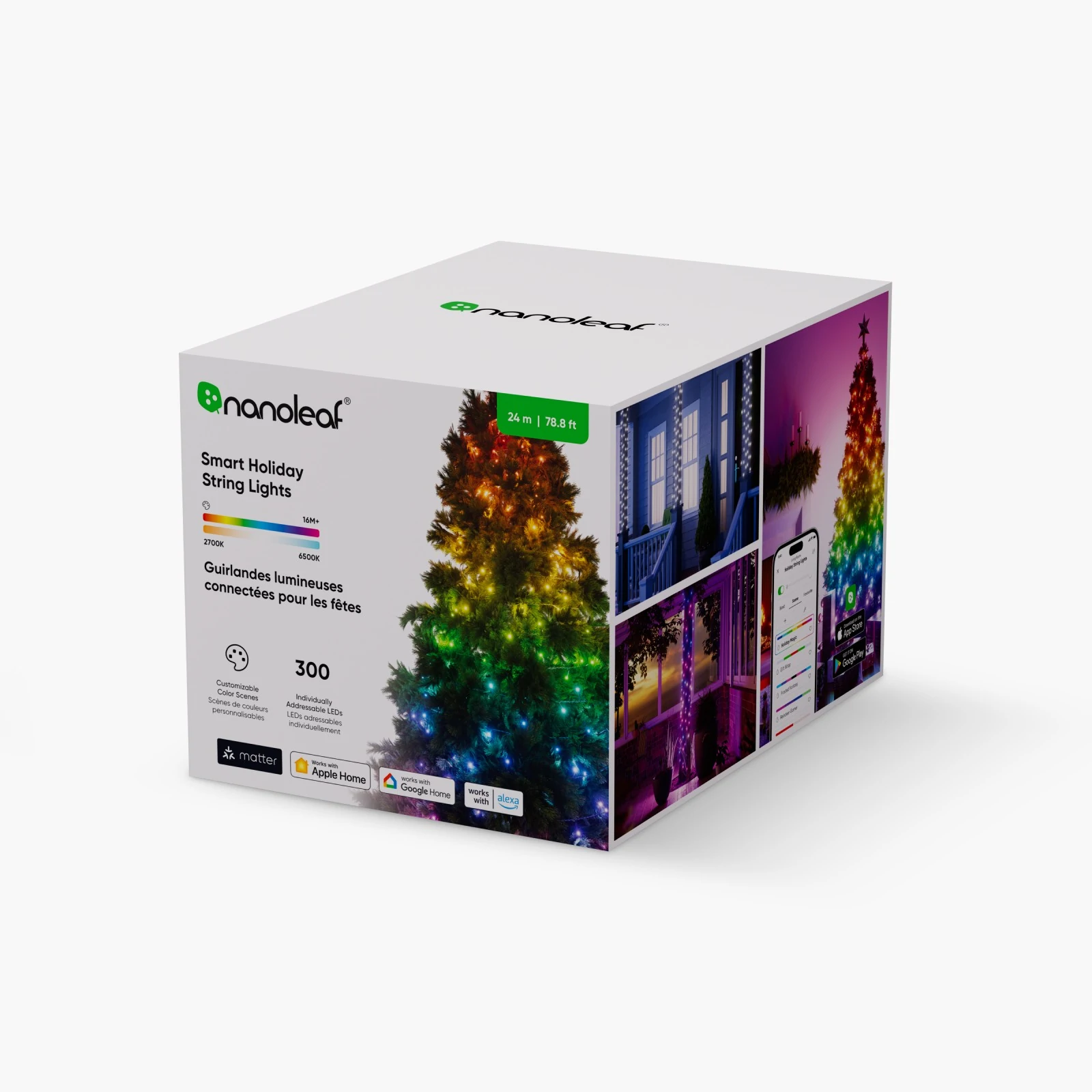 Nanoleaf Smart Holiday String Lights 24m 300 LEDs | 18 W | 16M+ - Image 3