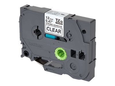 Brother | TZe-S131 Strong Adhesive Laminated Tape | Black on Clear | TZe | 8 m | 1.2 cm - Image 11